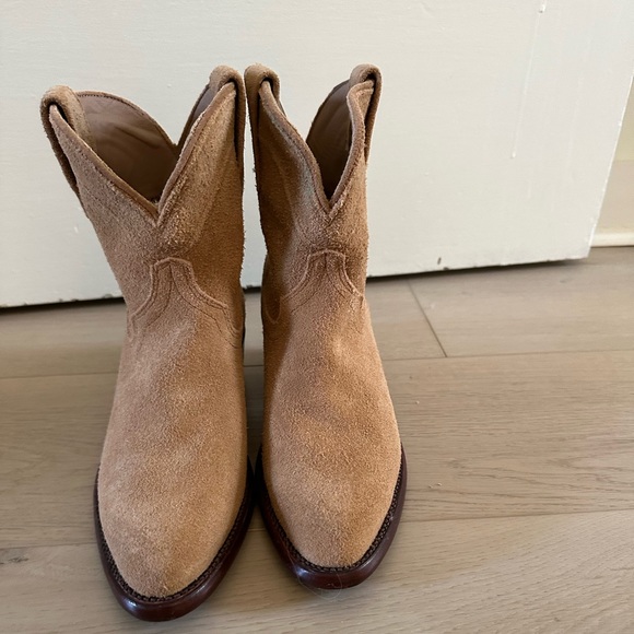 Tecovas Shoes - Suede Tecovas boot (camel) / 6.5 never worn